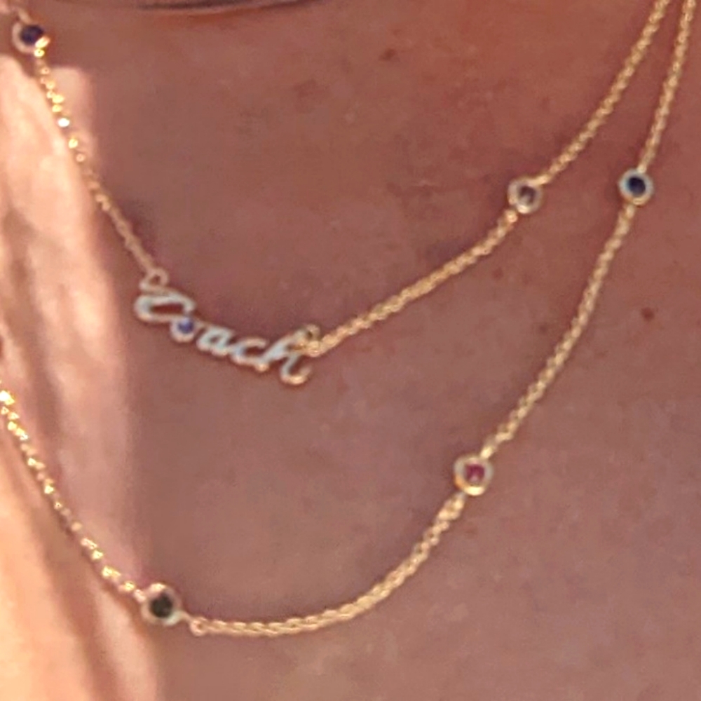 Coach Multi Strand Necklace